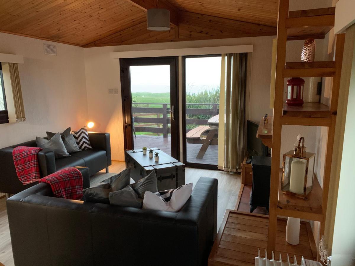 Lodge Cabin With Fabulous Views - Farm Holiday Stranraer Exterior foto