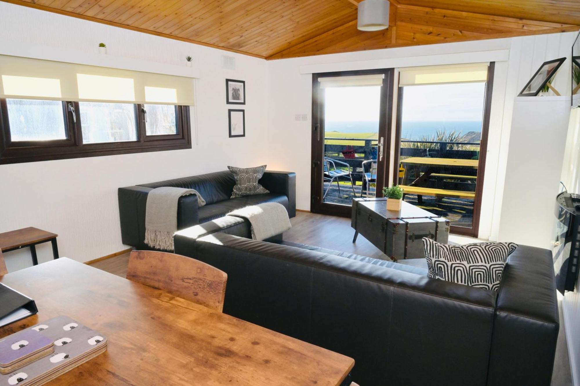 Lodge Cabin With Fabulous Views - Farm Holiday Stranraer Exterior foto